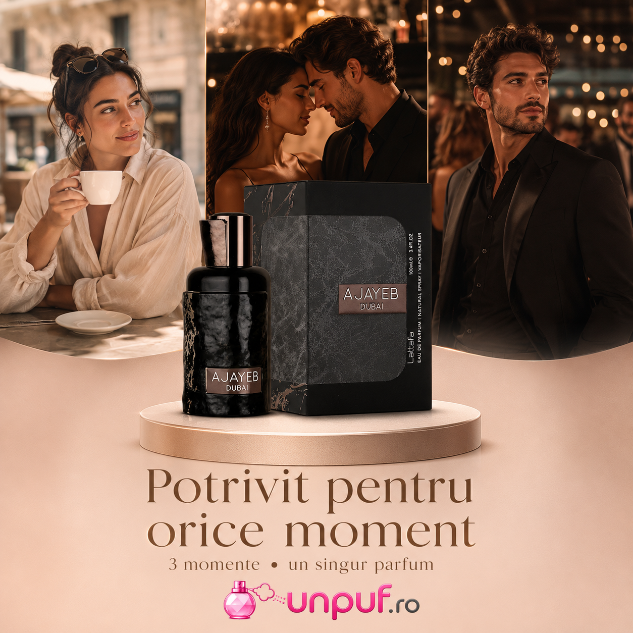 Ajayeb Dubai Lattafa parfum potrivit pentru zi de zi, birou, &icirc;nt&acirc;lniri și seară